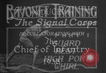 Image of bayonet training United States USA, 1938, second 23 stock footage video 65675080901