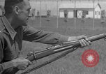 Image of bayonet training United States USA, 1938, second 34 stock footage video 65675080902