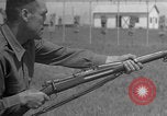 Image of bayonet training United States USA, 1938, second 36 stock footage video 65675080902