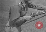 Image of bayonet training United States USA, 1938, second 44 stock footage video 65675080902