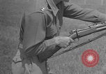 Image of bayonet training United States USA, 1938, second 47 stock footage video 65675080902