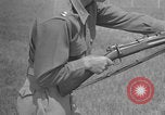 Image of bayonet training United States USA, 1938, second 51 stock footage video 65675080902