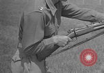 Image of bayonet training United States USA, 1938, second 52 stock footage video 65675080902