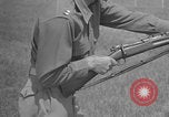 Image of bayonet training United States USA, 1938, second 54 stock footage video 65675080902