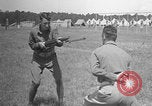Image of bayonet training United States USA, 1938, second 43 stock footage video 65675080903