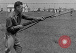 Image of bayonet training United States USA, 1938, second 10 stock footage video 65675080904