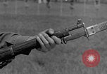 Image of bayonet training United States USA, 1938, second 17 stock footage video 65675080904