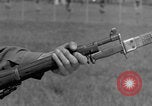 Image of bayonet training United States USA, 1938, second 19 stock footage video 65675080904