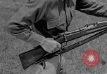 Image of bayonet training United States USA, 1938, second 26 stock footage video 65675080904