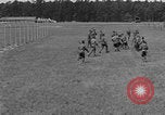 Image of bayonet training United States USA, 1938, second 35 stock footage video 65675080908