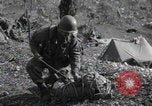 Image of FSSF soldiers walk on trail Italy, 1944, second 1 stock footage video 65675080924
