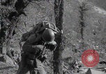 Image of FSSF soldiers walk on trail Italy, 1944, second 18 stock footage video 65675080924