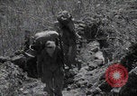 Image of FSSF soldiers walk on trail Italy, 1944, second 52 stock footage video 65675080924