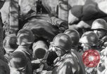 Image of American soldiers fire 240mm Howitzer Italy, 1944, second 49 stock footage video 65675080925