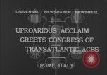 Image of International Congress of Transoceanic Fliers Rome Italy, 1932, second 4 stock footage video 65675080928