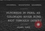 Image of Colorado River flooding Yuma Arizona USA, 1932, second 1 stock footage video 65675080929