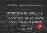 Image of Colorado River flooding Yuma Arizona USA, 1932, second 7 stock footage video 65675080929