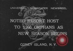 Image of Orphans visit Luna Park Coney Island New York USA, 1932, second 1 stock footage video 65675080930