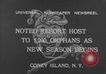 Image of Orphans visit Luna Park Coney Island New York USA, 1932, second 4 stock footage video 65675080930
