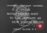 Image of Orphans visit Luna Park Coney Island New York USA, 1932, second 8 stock footage video 65675080930