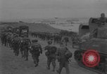 Image of US Army advances inland Omaha beach Normandy France, 1944, second 17 stock footage video 65675080936