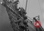 Image of US troops land on Normandy coast Normandy France, 1944, second 29 stock footage video 65675080937