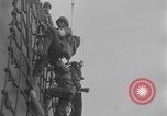 Image of US troops land on Normandy coast Normandy France, 1944, second 33 stock footage video 65675080937