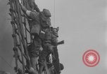 Image of US troops land on Normandy coast Normandy France, 1944, second 37 stock footage video 65675080937