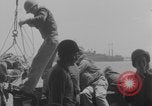 Image of Wounded evacuated from damaged ship Normandy France, 1944, second 6 stock footage video 65675080938