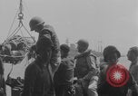 Image of Wounded evacuated from damaged ship Normandy France, 1944, second 7 stock footage video 65675080938