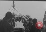 Image of Wounded evacuated from damaged ship Normandy France, 1944, second 13 stock footage video 65675080938