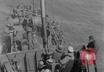 Image of Wounded evacuated from damaged ship Normandy France, 1944, second 23 stock footage video 65675080938