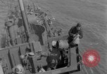 Image of Wounded evacuated from damaged ship Normandy France, 1944, second 33 stock footage video 65675080938