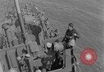 Image of Wounded evacuated from damaged ship Normandy France, 1944, second 37 stock footage video 65675080938