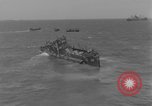 Image of Wounded evacuated from damaged ship Normandy France, 1944, second 60 stock footage video 65675080938