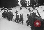 Image of US Army ski troops cross difficult terrain Washington State United States USA, 1941, second 9 stock footage video 65675080941