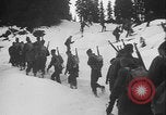 Image of US Army ski troops cross difficult terrain Washington State United States USA, 1941, second 10 stock footage video 65675080941
