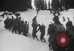 Image of US Army ski troops cross difficult terrain Washington State United States USA, 1941, second 12 stock footage video 65675080941