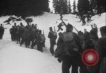 Image of US Army ski troops cross difficult terrain Washington State United States USA, 1941, second 14 stock footage video 65675080941