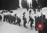 Image of US Army ski troops cross difficult terrain Washington State United States USA, 1941, second 20 stock footage video 65675080941