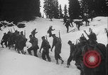 Image of US Army ski troops cross difficult terrain Washington State United States USA, 1941, second 23 stock footage video 65675080941