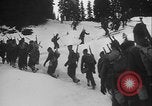 Image of US Army ski troops cross difficult terrain Washington State United States USA, 1941, second 28 stock footage video 65675080941