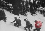 Image of US Army ski troops cross difficult terrain Washington State United States USA, 1941, second 46 stock footage video 65675080941