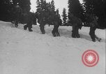 Image of US Army ski troops cross difficult terrain Washington State United States USA, 1941, second 54 stock footage video 65675080941