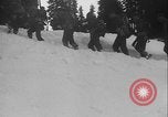 Image of US Army ski troops cross difficult terrain Washington State United States USA, 1941, second 56 stock footage video 65675080941
