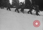Image of US Army ski troops cross difficult terrain Washington State United States USA, 1941, second 59 stock footage video 65675080941