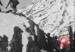 Image of US Army troops rock climbing Washington State United States USA, 1941, second 57 stock footage video 65675080942