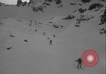 Image of Army ski troops descend mountain slopes Washington State United States USA, 1941, second 4 stock footage video 65675080943