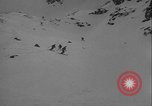 Image of Army ski troops descend mountain slopes Washington State United States USA, 1941, second 10 stock footage video 65675080943