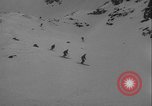 Image of Army ski troops descend mountain slopes Washington State United States USA, 1941, second 11 stock footage video 65675080943
